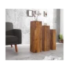 Kolumny FINICE Makassar SET 3 drewno sheesham*Invicta Interior New