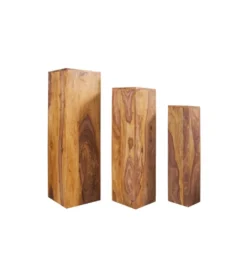 Kolumny FINICE Makassar SET 3 drewno sheesham*Invicta Interior New