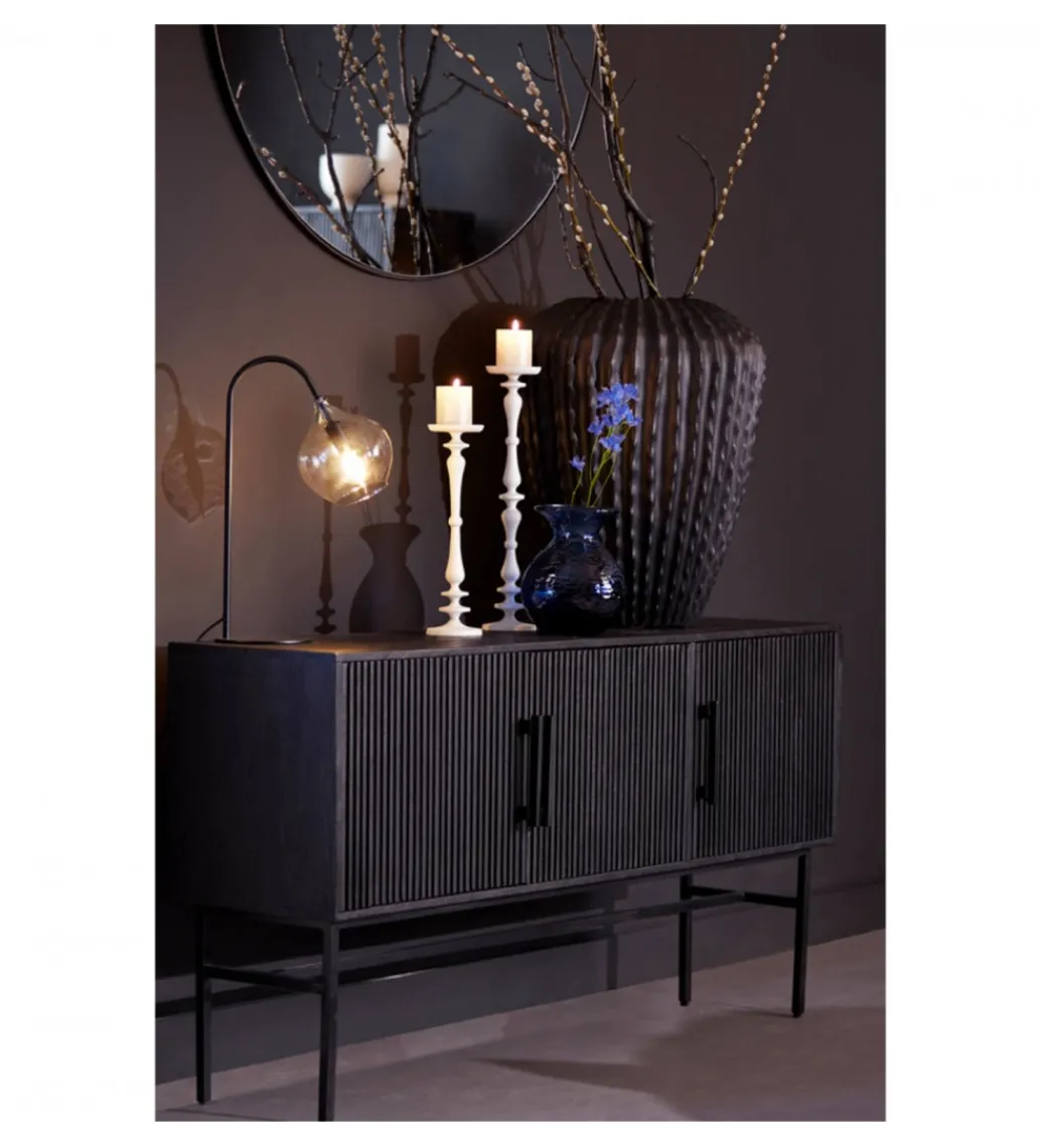 Komoda ABAGE 150 cm czarna*L&L Sale