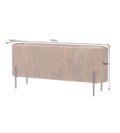 Komoda ADLON 180 cm drewno mango brązowa*Invicta Interior - przedsprzedaż