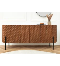 Komoda ADLON 180 cm drewno mango brązowa*Invicta Interior - przedsprzedaż