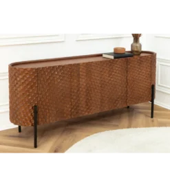 Komoda ADLON 180 cm drewno mango brązowa*Invicta Interior - przedsprzedaż