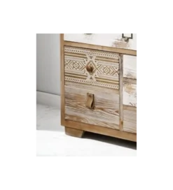 Komoda AFYR 80 cm drewno świerkowe*Imeri Outlet