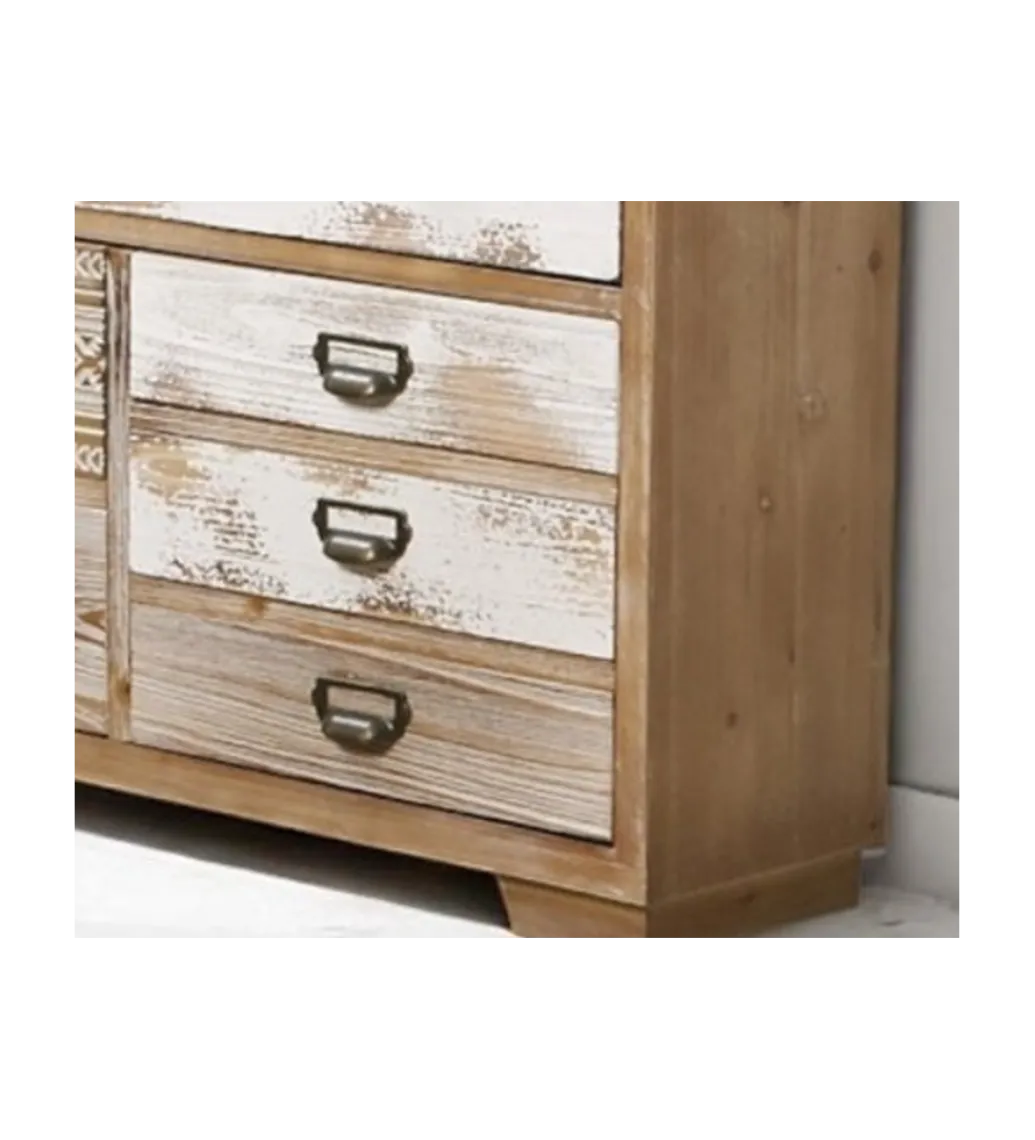Komoda AFYR 80 cm drewno świerkowe*Imeri Outlet