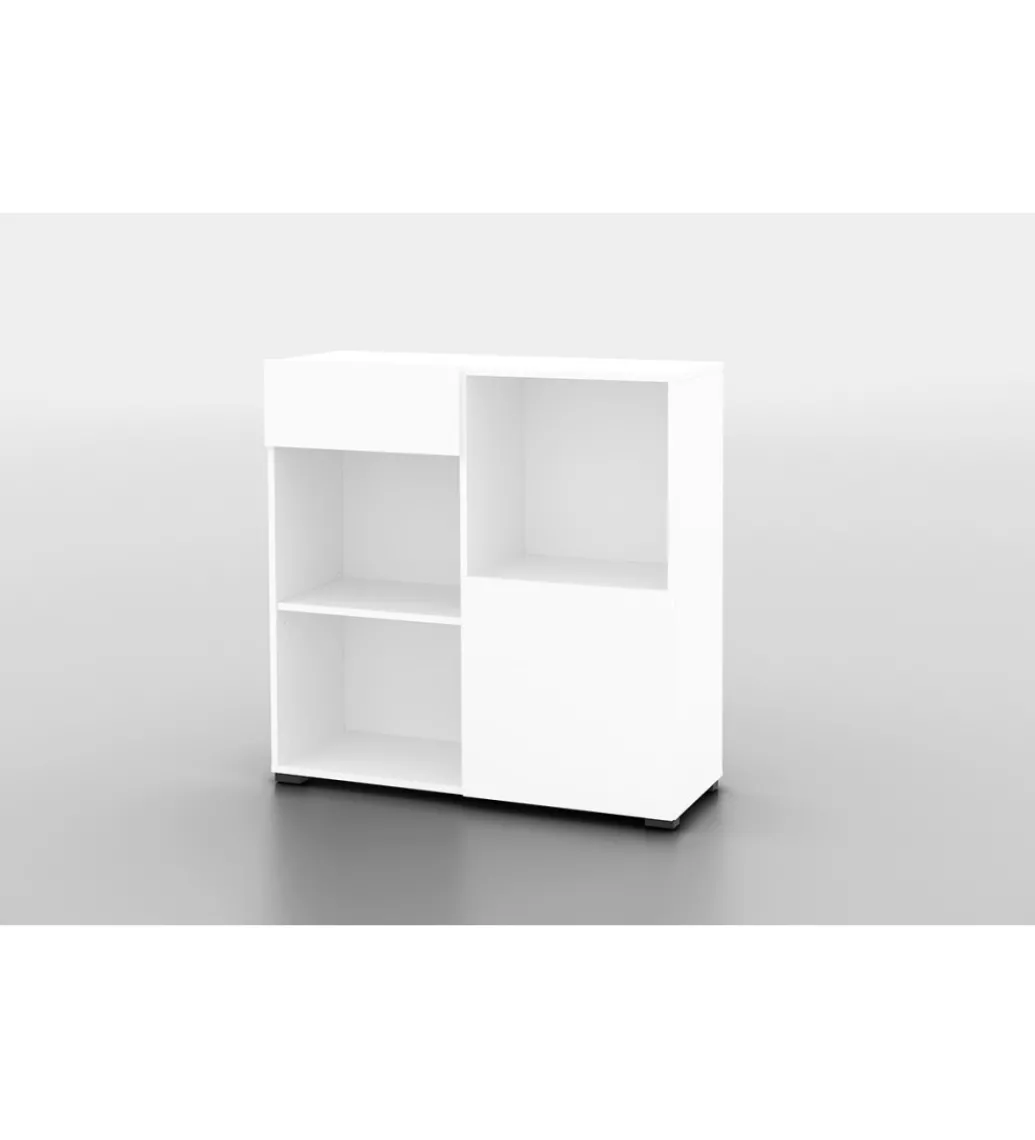 Komoda AGAPI 90 cm biała*Helvetia Sale