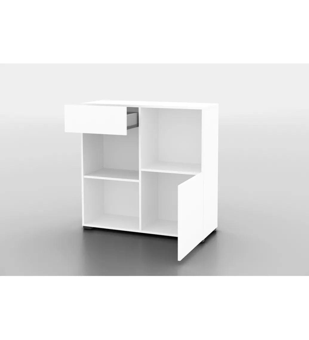 Komoda AGAPI 90 cm biała*Helvetia Sale