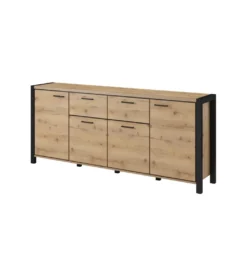 Komoda AKTIV 213 cm w optyce dąb Taurus*Helvetia Sale