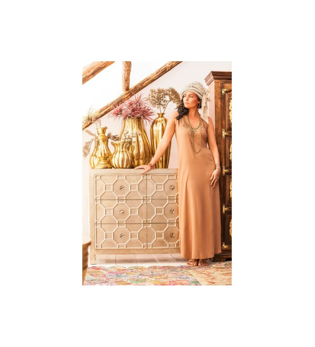 Komoda ALHAMBRA 107 cm srebrna*KARE Discount