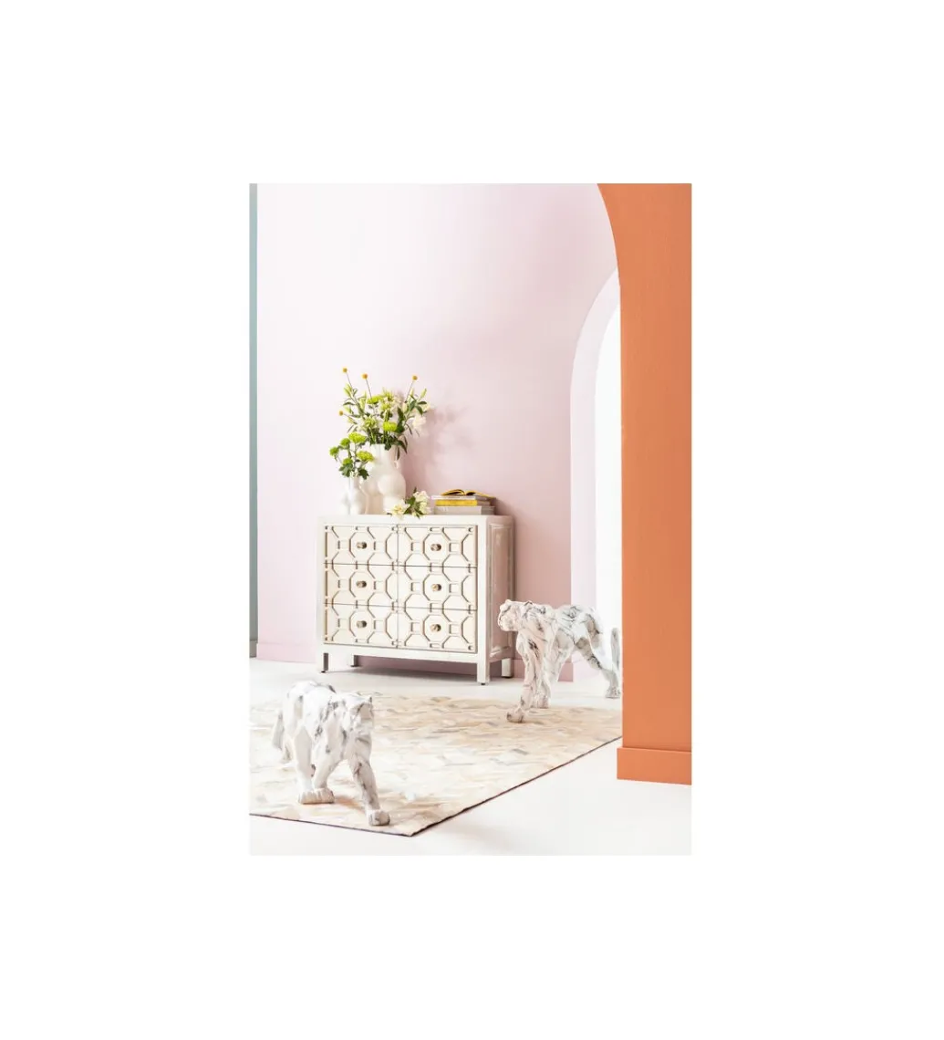 Komoda ALHAMBRA 107 cm srebrna*KARE Discount