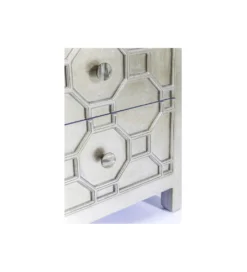 Komoda ALHAMBRA 107 cm srebrna*KARE Discount