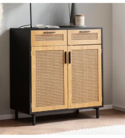 Komoda Ambert II 80 cm czarna*WOHNLING, GERMANY Best