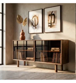 Komoda AMY 160 cm drewno kauczuk*Zona-Design