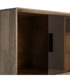Komoda AMY 80 cm drewno kauczuk*Zona-Design Outlet