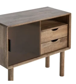 Komoda AMY 80 cm drewno kauczuk*Zona-Design Outlet