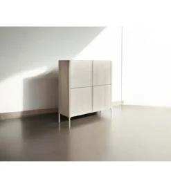 Komoda ARES 130 cm drewno mango biała*Imeri Hot