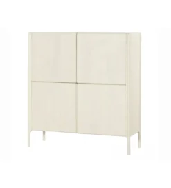 Komoda ARES 130 cm drewno mango biała*Imeri Hot