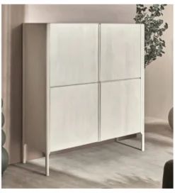 Komoda ARES 130 cm drewno mango biała*Imeri Hot