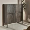 Komoda ARES 130 cm drewno mango wenge*Imeri Outlet