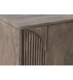 Komoda ART DECO 170 cm drewno mango szary*Invicta Interior