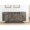 Komoda ART DECO 170 cm drewno mango szary*Invicta Interior Online