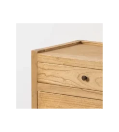 Komoda ATARNO 65 cm drewno mindi naturalna*Zona-Design New