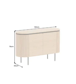 Komoda ATELIER 120 cm kolor dębu*Invicta Interior Best