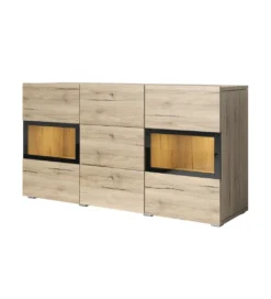 Komoda BAROS 132 cm w kolorze dąb san remo*Helvetia Clearance