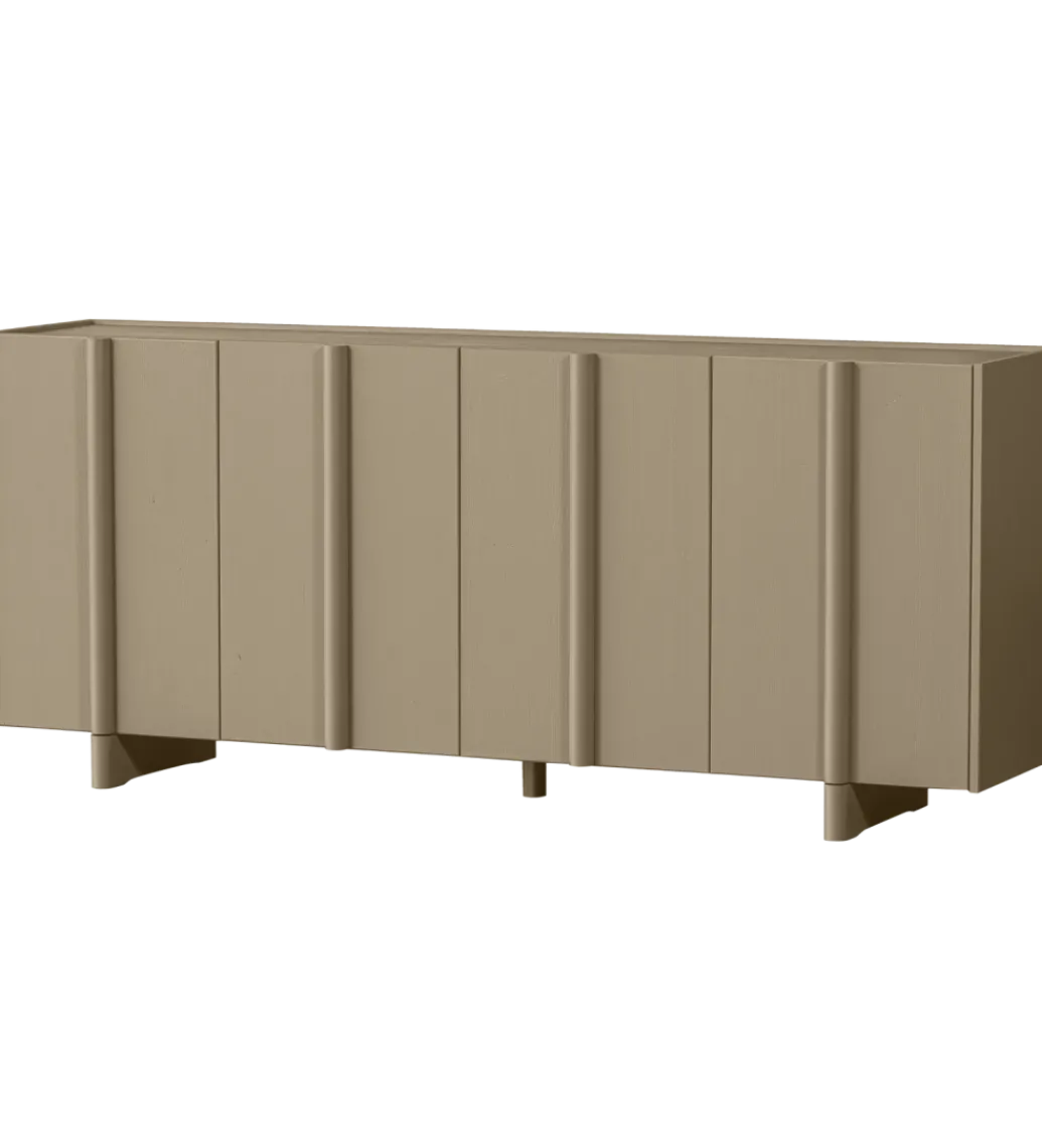 Komoda BASU 200 cm drewno sosny piaskowa*WOOOD Online