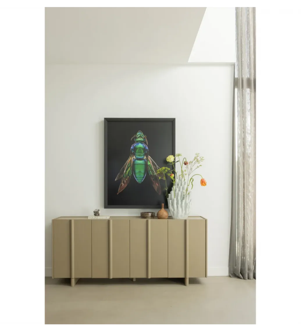 Komoda BASU 200 cm drewno sosny piaskowa*WOOOD Online