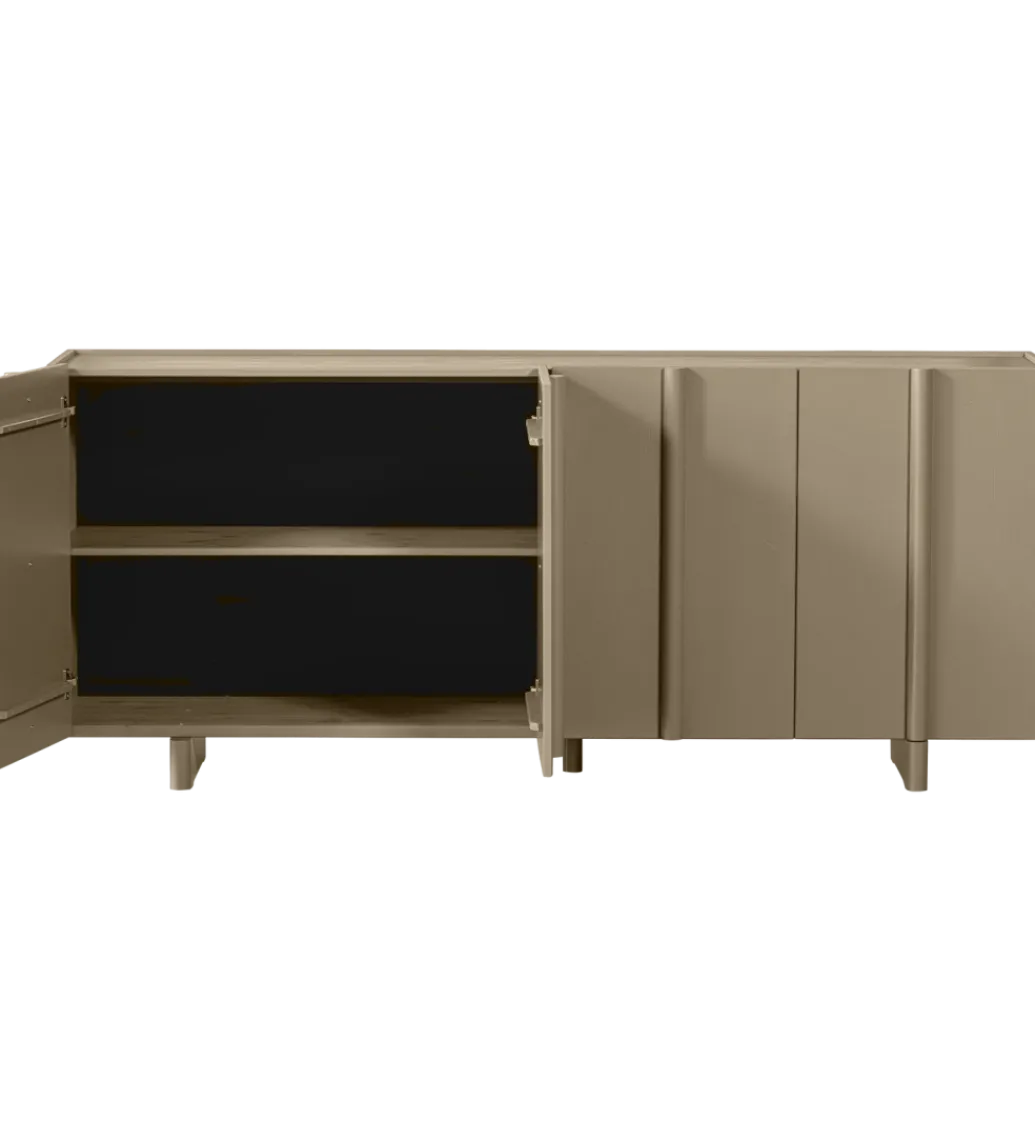 Komoda BASU 200 cm drewno sosny piaskowa*WOOOD Online