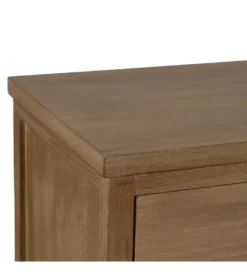 Komoda BATARU 90 cm drewno paulowni naturalna*Zona-Design New