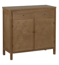 Komoda BATARU 90 cm drewno paulowni naturalna*Zona-Design New