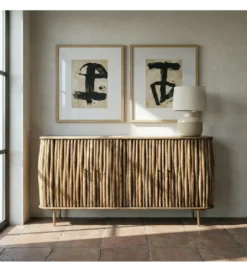 Komoda BEZATYNA 148 cm drewno mango*Zona-Design
