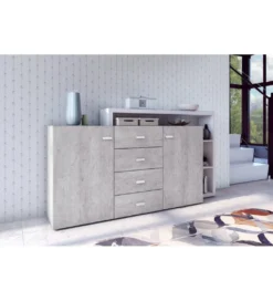 Komoda BOTA 180 cm w optyce betonu*Helvetia Clearance