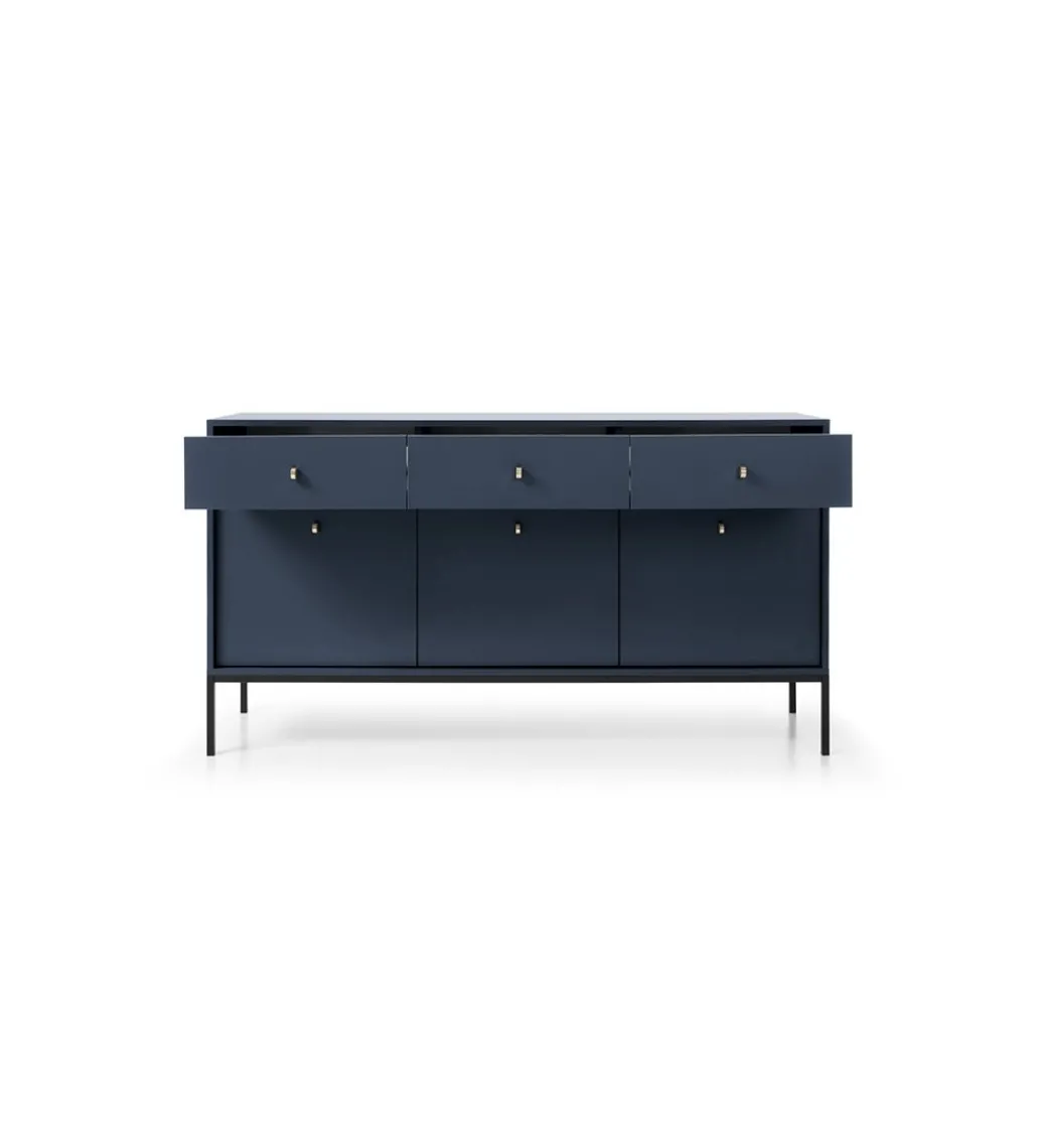 Komoda BRANCO 154 cm granatowa*Zona-Design.pl Outlet