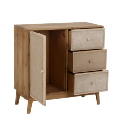 Komoda BRUNEMIN 90 cm drewno mango*Zona-Design