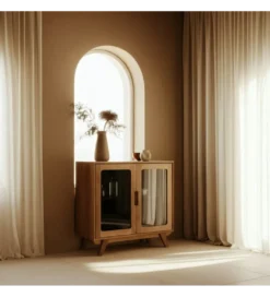 Komoda BURNIE 81 cm drewno mango*Zona-Design Hot