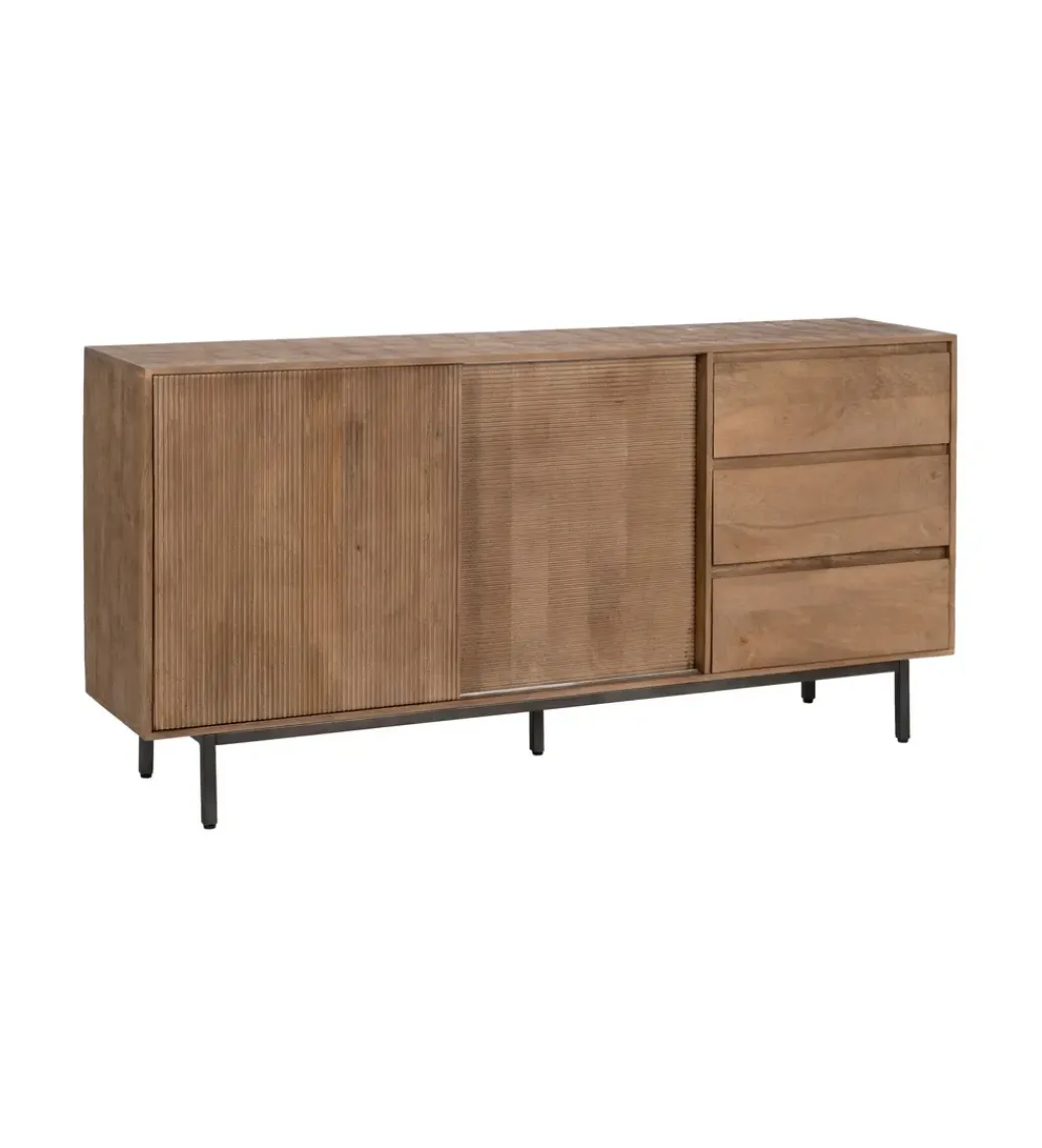 Komoda BUTEL 180 cm drewno mango naturalna*Zona-Design New