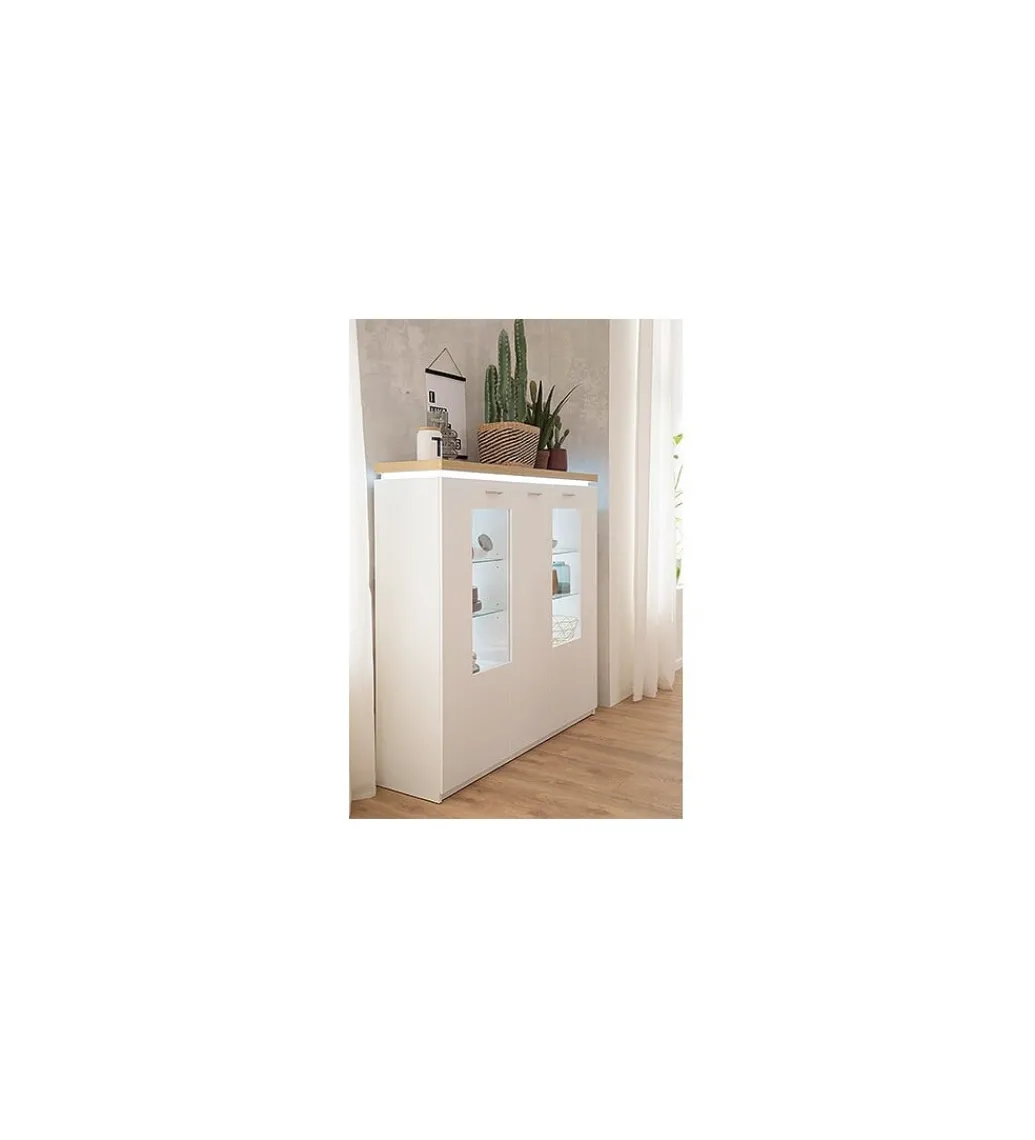 Komoda CALI 138 cm biała*MCA Discount