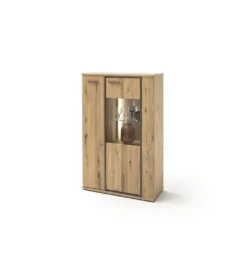 Komoda CAMPINAS 90 cm w optyce dąb bianco*MCA Outlet
