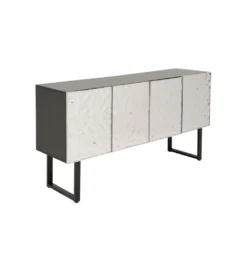 Komoda CARINO 151 cm srebrna*KARE Discount