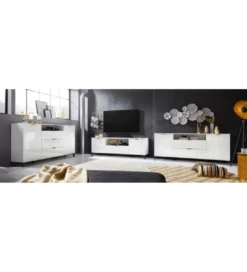 Komoda CASABLANCA 180 cm biała*MCA Linia Włoska Outlet