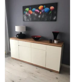 Komoda CHIARO 170 Cm Biało kremowa*MCA Discount