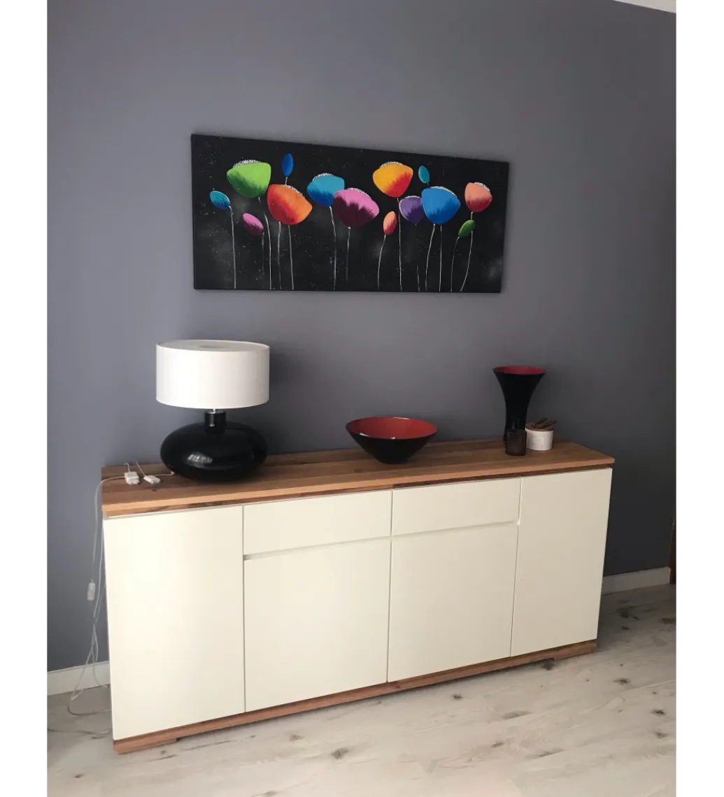 Komoda CHIARO 170 Cm Biało kremowa*MCA Discount