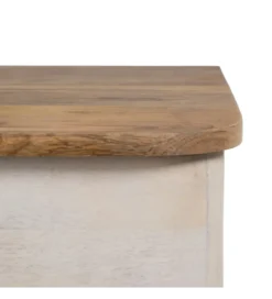 Komoda COSTARIC 83 cm drewno mango bielona*Zona-Design Hot