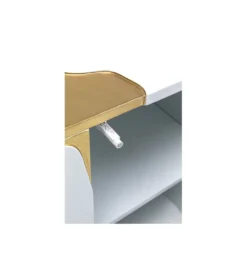 Komoda Cracked 165 cm biało złota*KARE Best