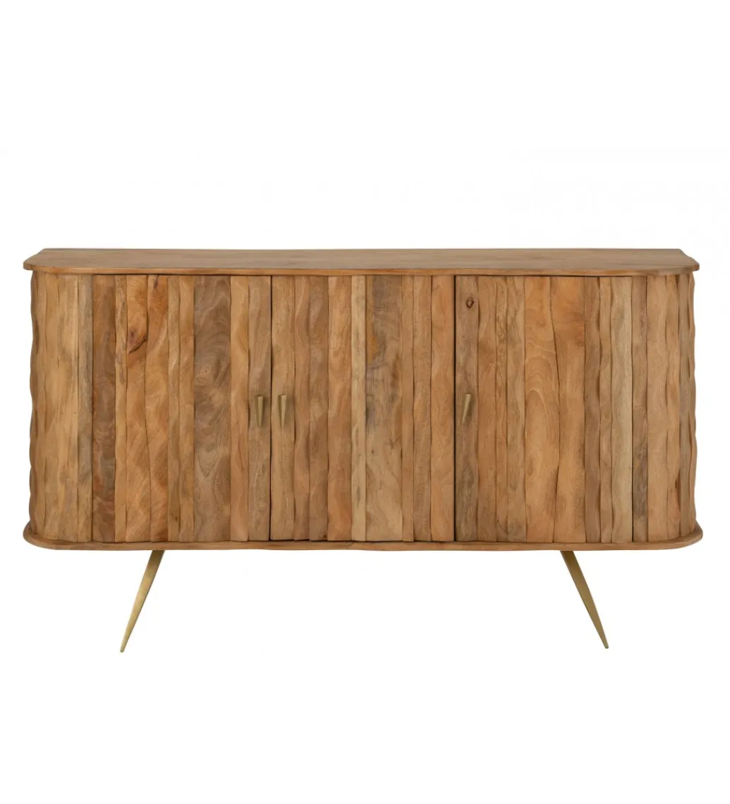 Komoda CURVE 152 cm naturalna*J-Line Outlet