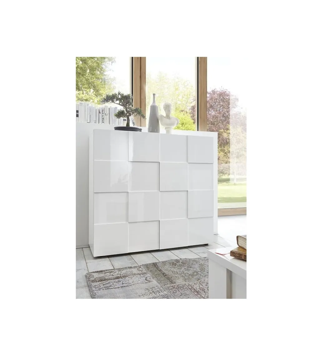 Komoda DAMA 120 cm biała*MCA Linia Włoska Outlet