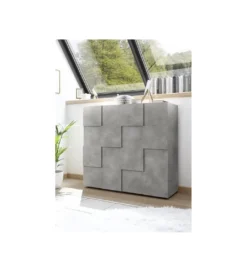 Komoda DAMA 120 Cm optyka betonu*MCA Linia Włoska Outlet
