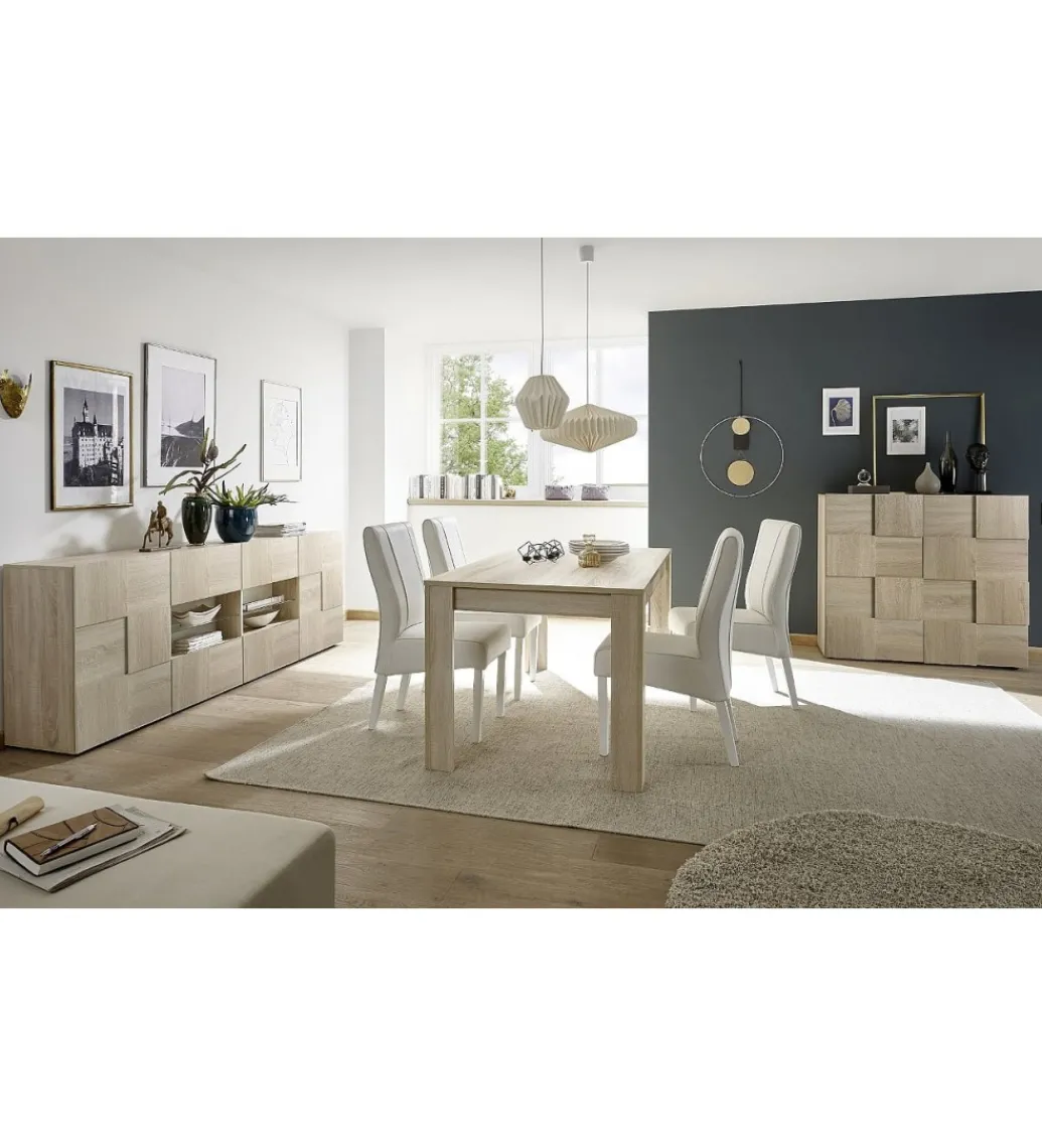 Komoda DAMA 241 Cm w kolorze dąb sonoma*MCA Linia Włoska Online